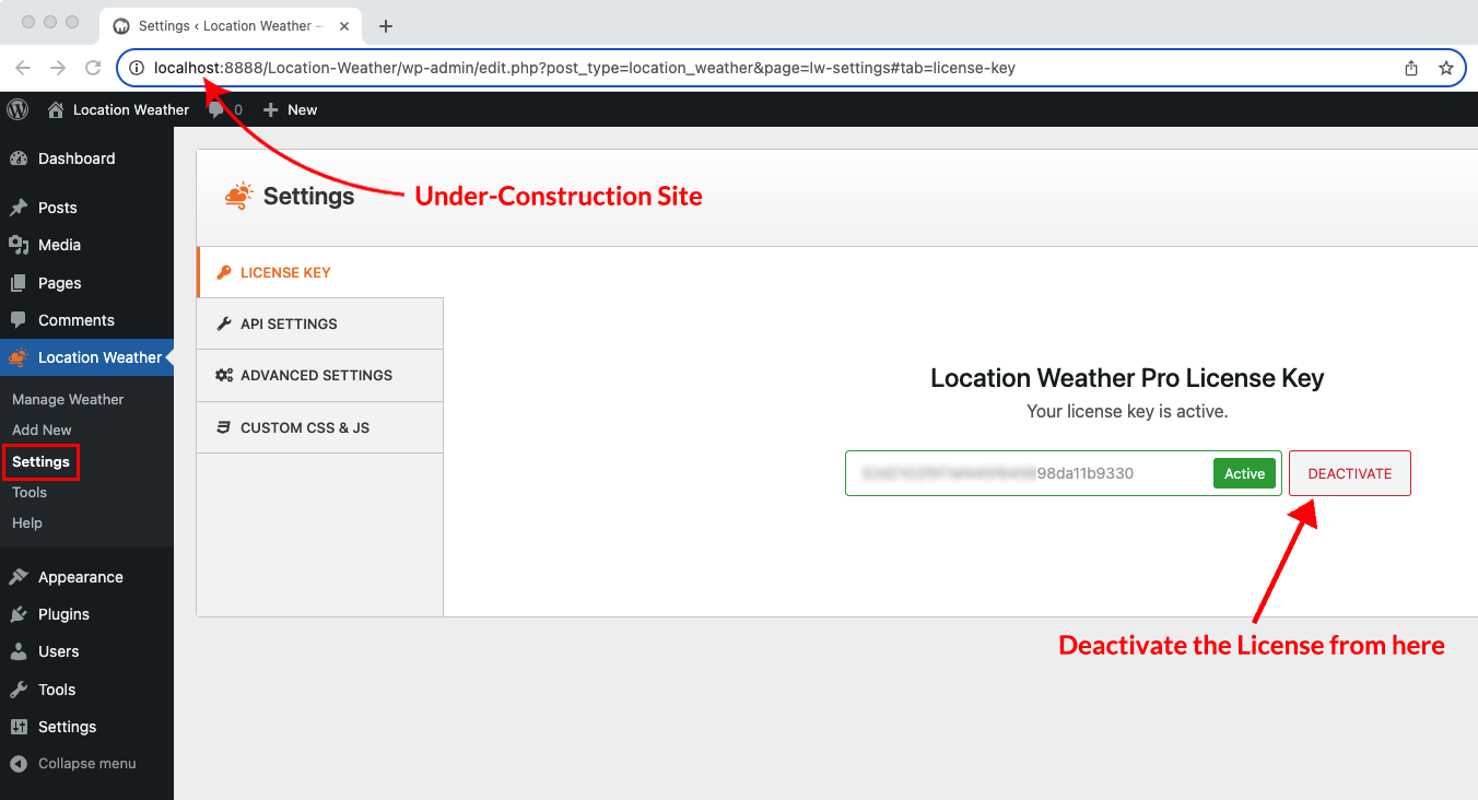 License Migration (One Site to Another) – Location Weather Docs