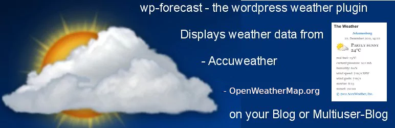 wp forecast, best WordPress weather widget plugin