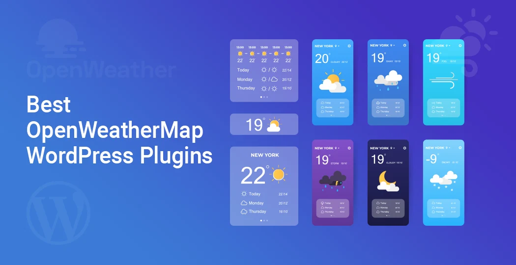 Featured image for the blog Best OpenWeatherMap WordPress Plugins [Free & Paid]