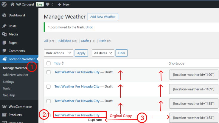 Multiple Cities Weather Updates