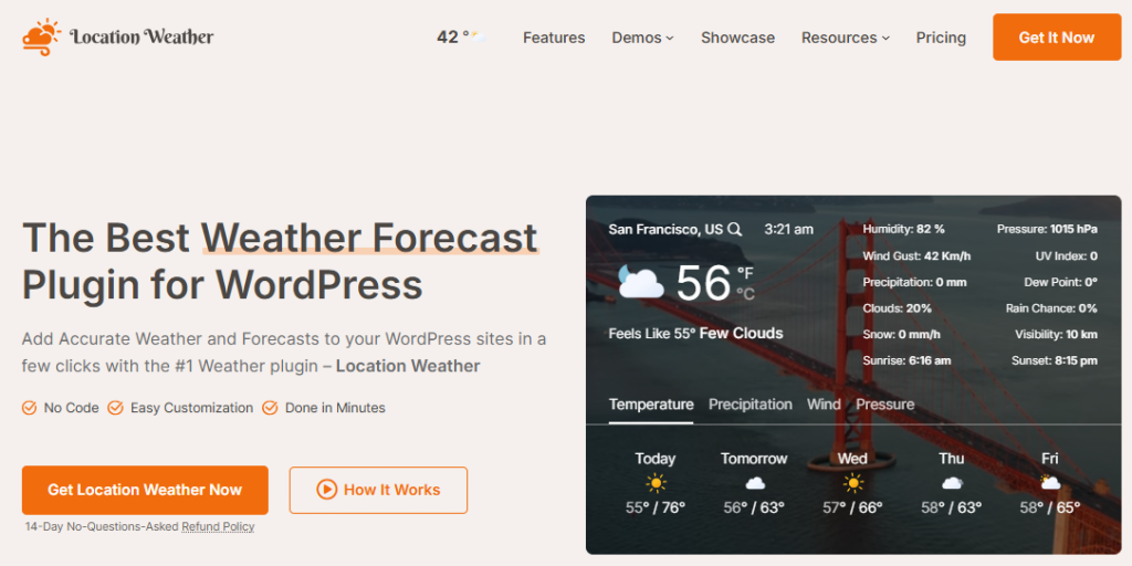 What is Location Weather Plugin for WordPress