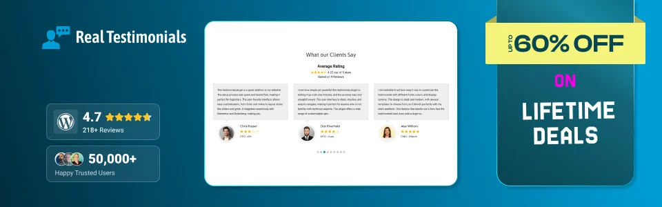 Real Testimonials – Customer Review Management Plugin