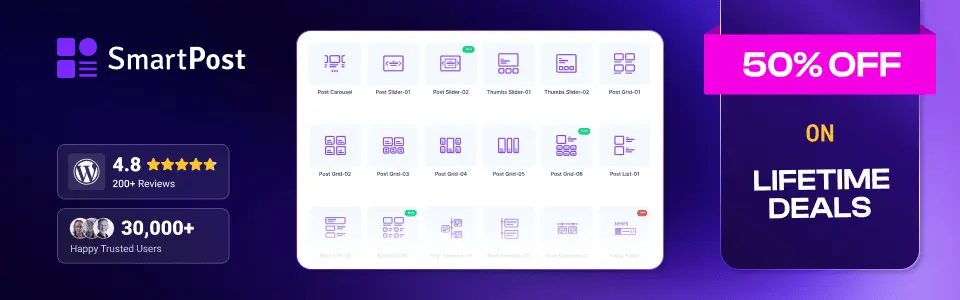 Smart Post โ Smarter Blogs & News Management Block Plugin