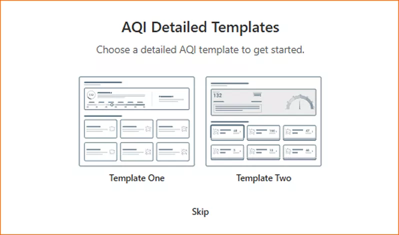 AQI detail templates