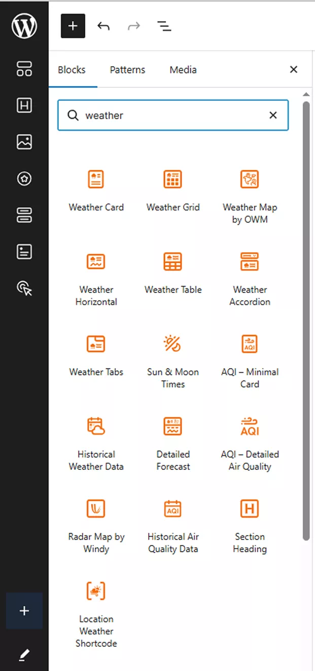 Best Gutenberg Weather Forecast Blocks