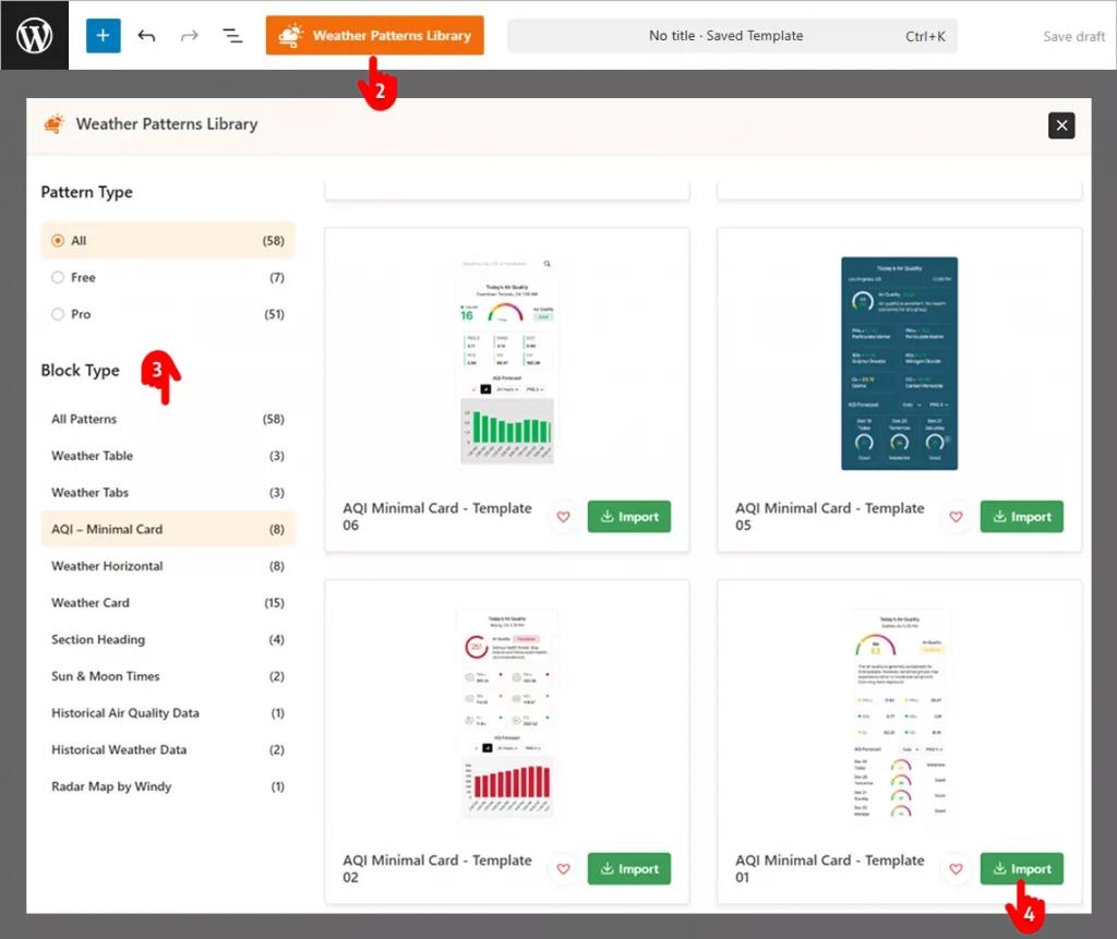 steps to add an AQI forecast