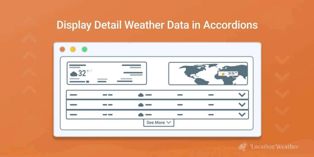 How to Create and Display Weather Data Accordions in WordPress