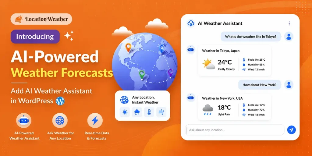 Introducing AI-Powered Weather Forecasts: Add Weather AI Assistant in WordPress