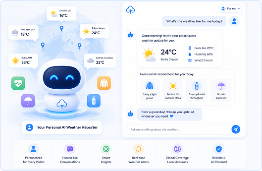 Personalized AI Weather Reporter Experience